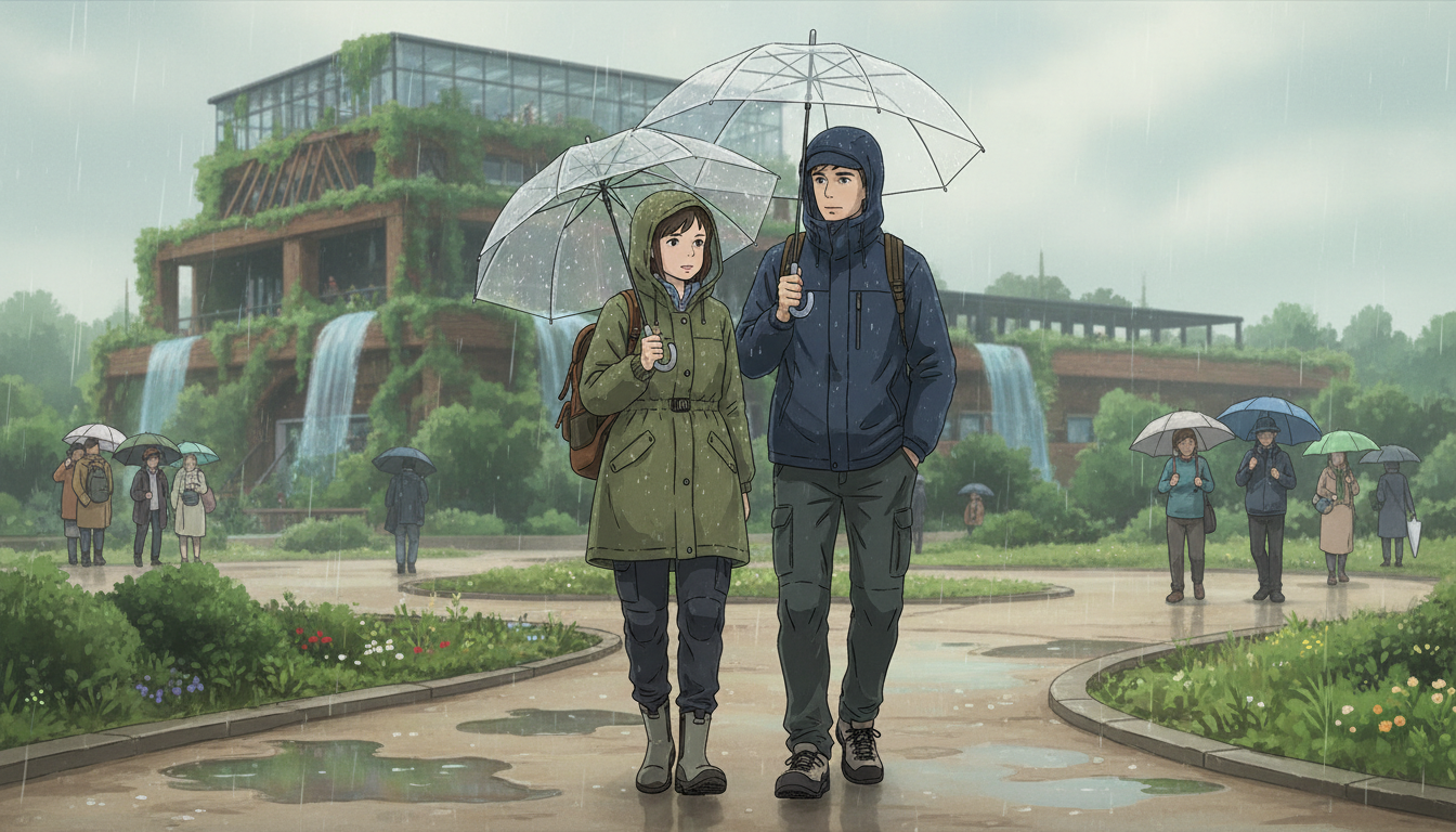 GREEN×EXPO 2027の雨の日コーデ完全ガイド｜濡れにくく歩きやすい服装とは？