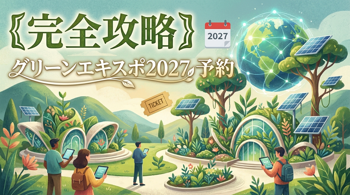 〖完全攻略〗グリーンエキスポ2027 予約の方法と裏ワザまとめ！
