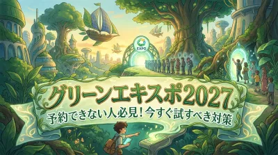グリーンエキスポ2027｜予約できない人必見！今すぐ試すべき対策とは