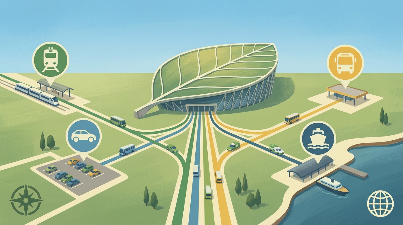 GREEN×EXPO 2027へのアクセスは周辺4駅からのシャトルバスが基本