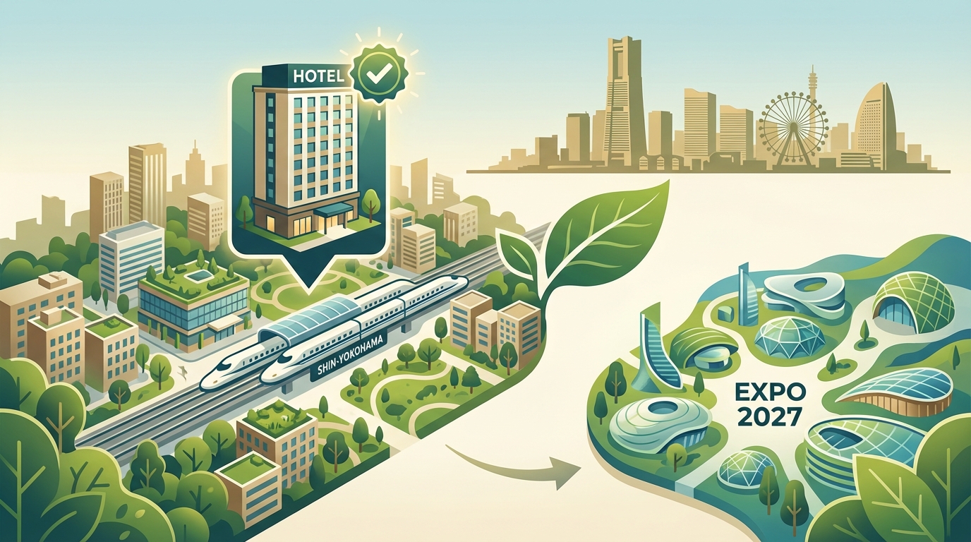 結論:GREEN×EXPO 2027の宿泊は「新横浜駅エリア」が最もおすすめ