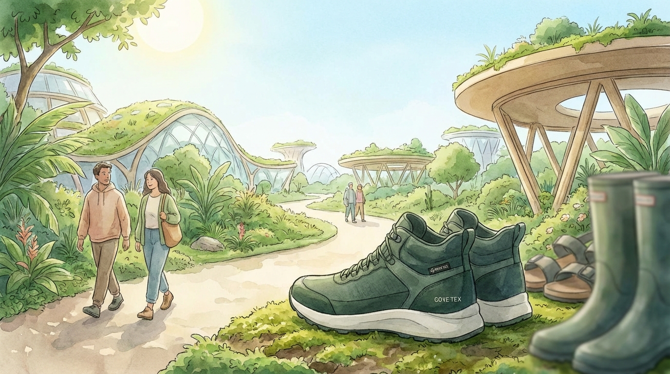 GREEN×EXPO 2027にはゴアテックス搭載のスニーカーが最適解