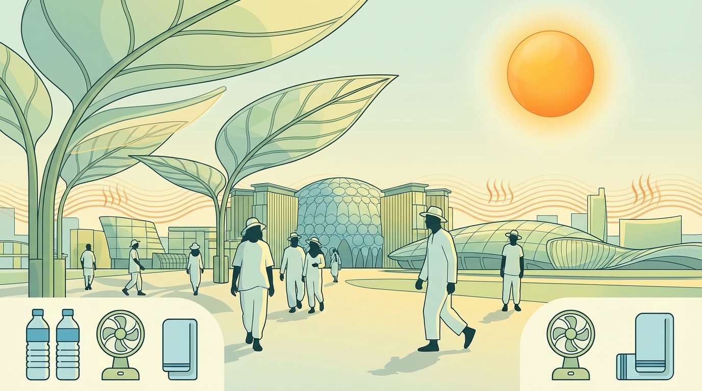 GREEN×EXPO 2027の夏は気温35度超の猛暑が予想される
