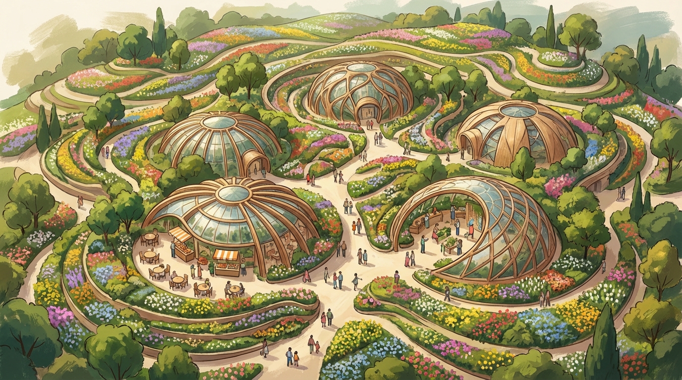 GREEN×EXPO 2027の見どころは「1000万株の花と緑」と「5つのVillage」での多彩